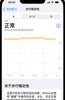 宣威iPhone手机维修如何在iPhone开启'步行稳定性通知'