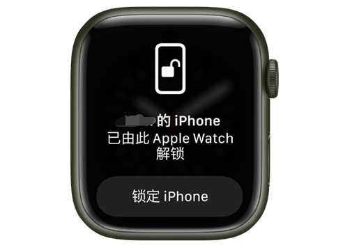 宣威苹果手机维修分享用 AppleWatch 解锁配备面容 ID 的 iPhone方法 