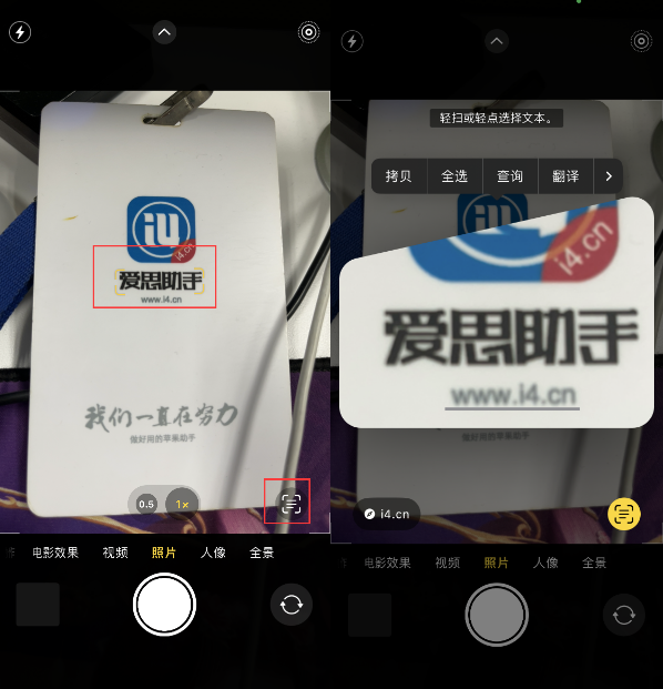 宣威苹果手机维修分享升级iOS 16后如何通过相机翻译文本 