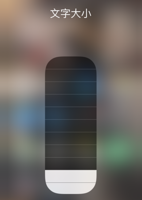 宣威苹果手机维修分享小技巧：在 iPhone 控制中心快速调节字体大小 