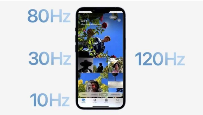宣威苹果14维修分享iPhone 14有高刷吗 